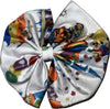 Rainbow Girl Fabric Hair Bow
