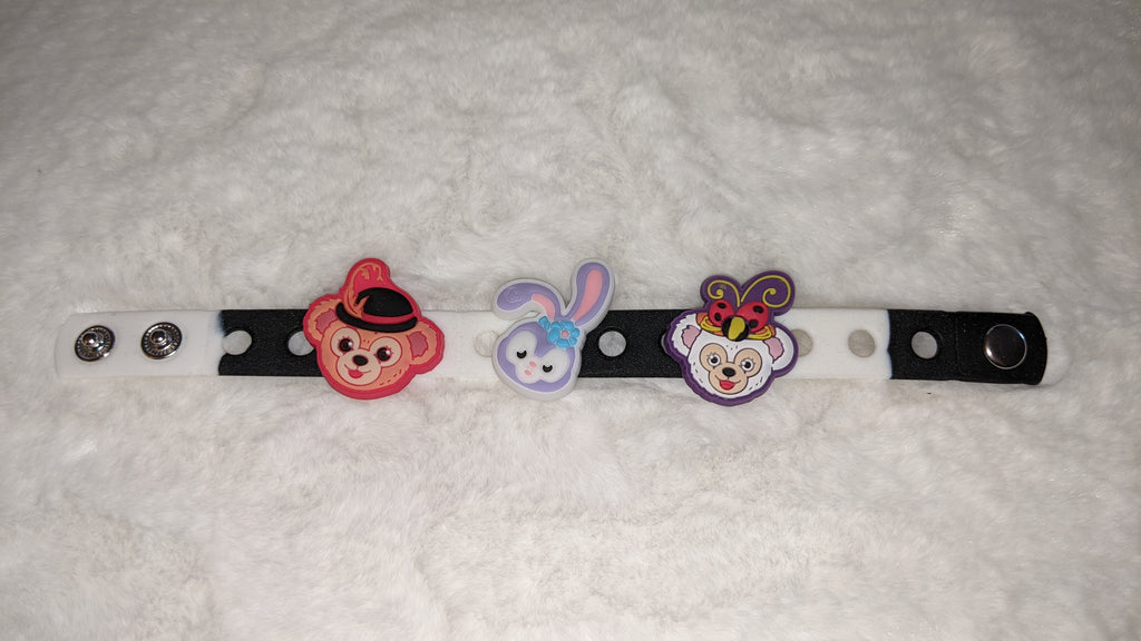 Bear Bunny Silicone Jibbitz Bracelet