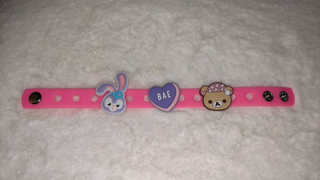 Bear Bunny Silicone Jibbitz Bracelet