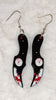Bloody Throwing Knives Earrings