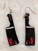 Bloody Cleaver Earrings
