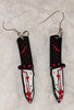 Bloody Combat Knives Earrings