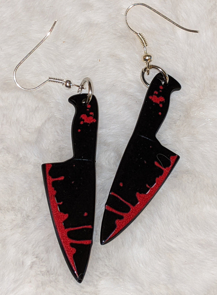 Bloody Knife Earrings