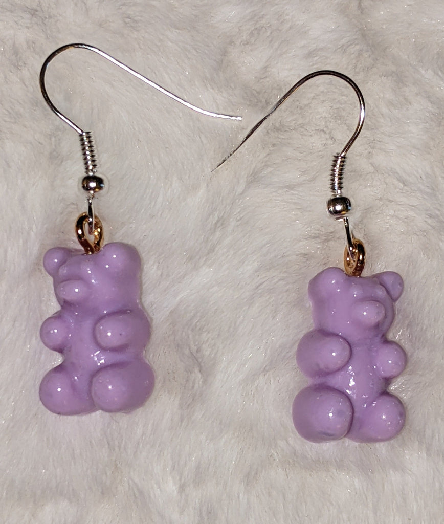 Gummy Bears Purple Earrings