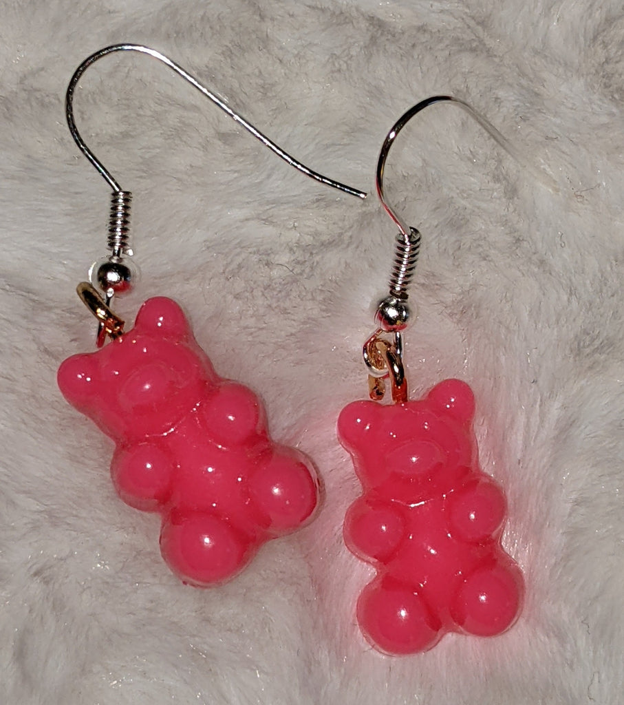 Gummy Bears Hot Pink Earrings