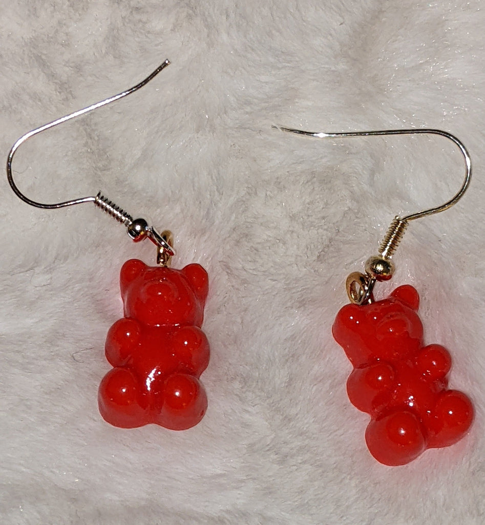 Gummy Bears Red Earrings