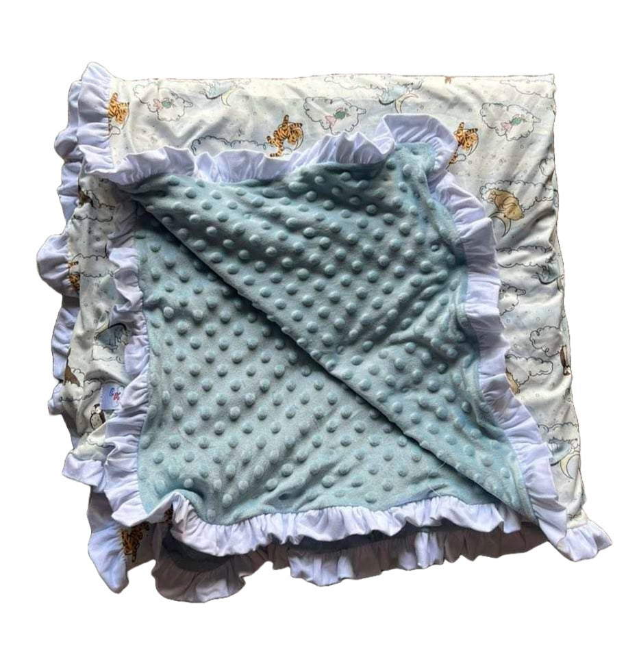 Good Night Bear Snuggle Blanket Large