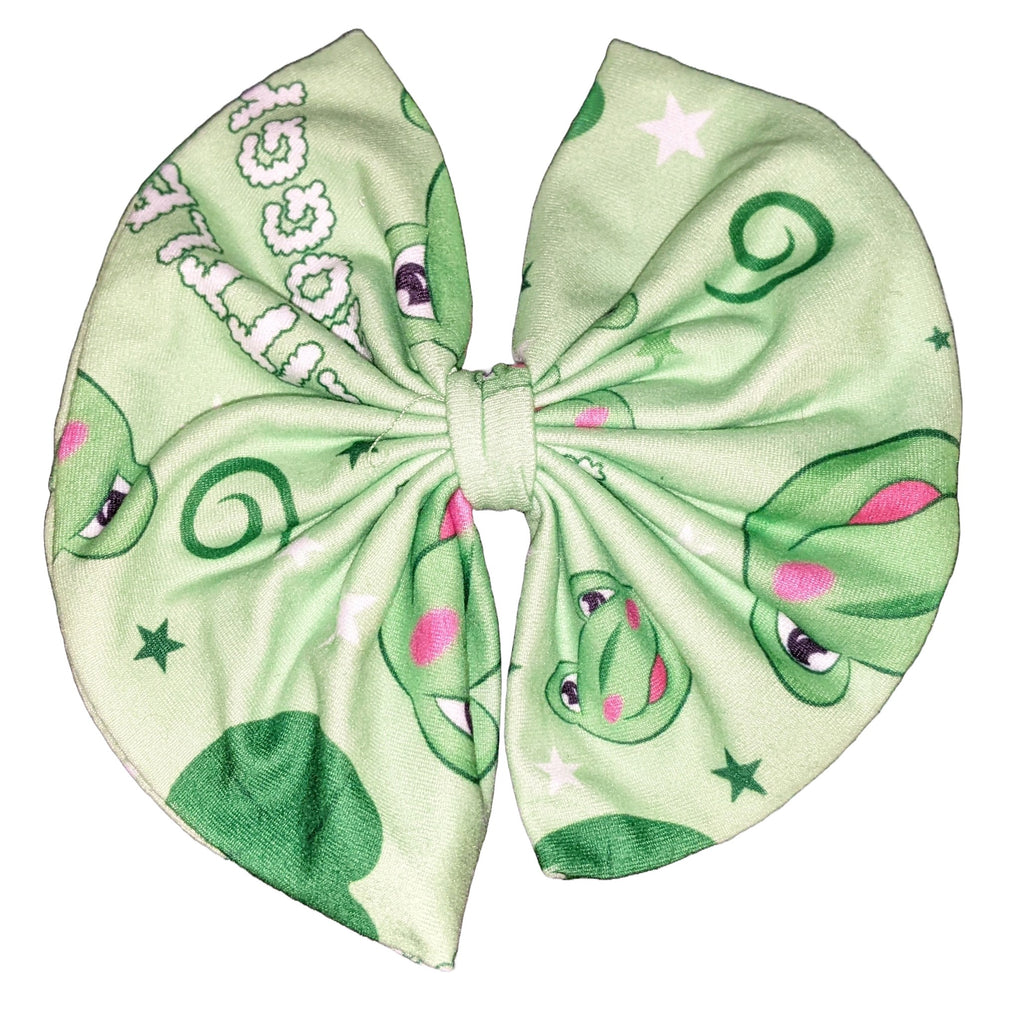 Froggy Baby Fabric Hair Bow