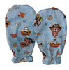 Otters Pirates Adult Mittens
