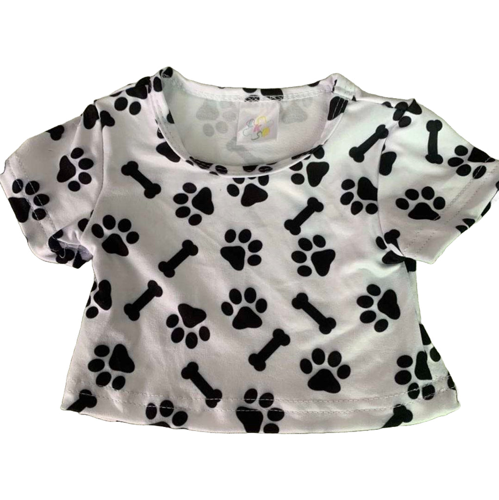Puppy Paws & Bones Stuffie Shirt