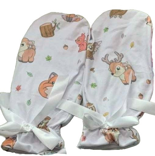 Forest Critters Adult Mittens