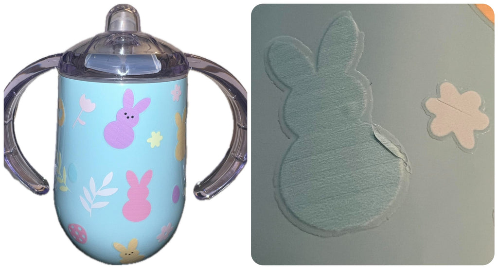 Easter Bunny 10oz Stainless Steel Sippy Cup