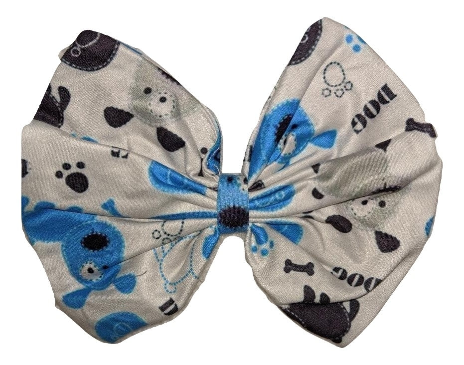 Lil Pup Fabric Hair Bow