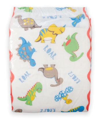 Rearz Dinosaur Elite ABDL Adult Diaper Sample