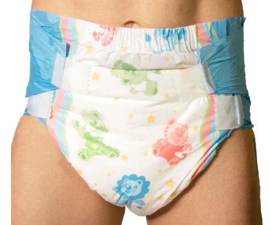Tykables Overnights ABDL 1 Adult Diaper Sample