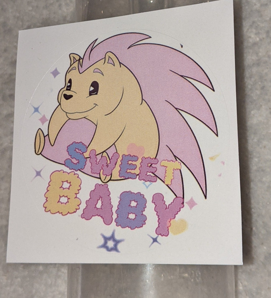 Sweet Baby Porcupine Vinyl Sticker