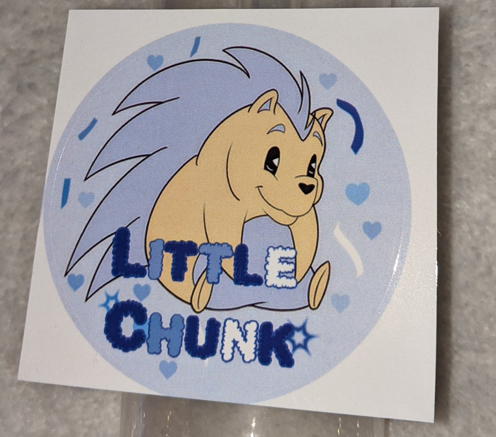 Little Chunk Porcupine Vinyl Sticker