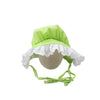 Green Frogs and Lily Pads Adult Baby Bonnet