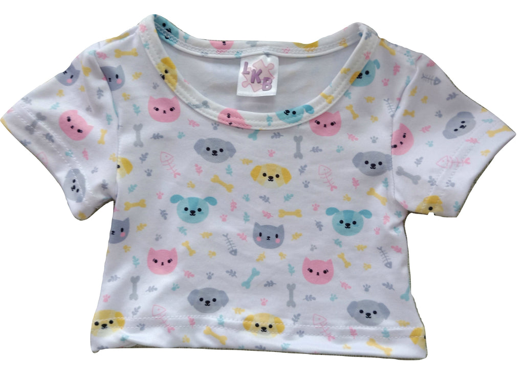 Kitty & Puppy Stuffie Shirt