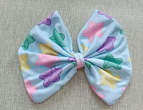 Lucky Stars Fabric Hair Bow second image