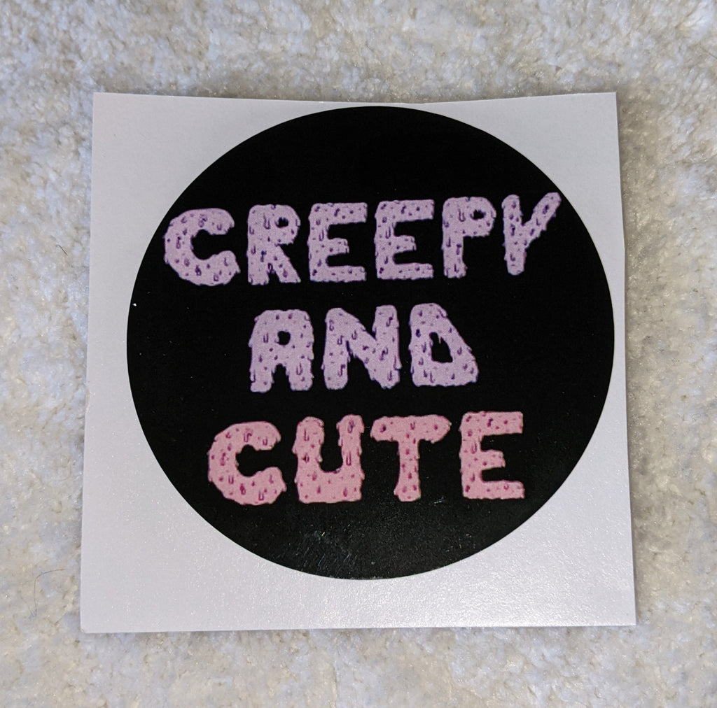 Creepy and Cute Vinyl Sticker