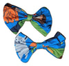 Camping Fabric 2pc Hair Bow Set