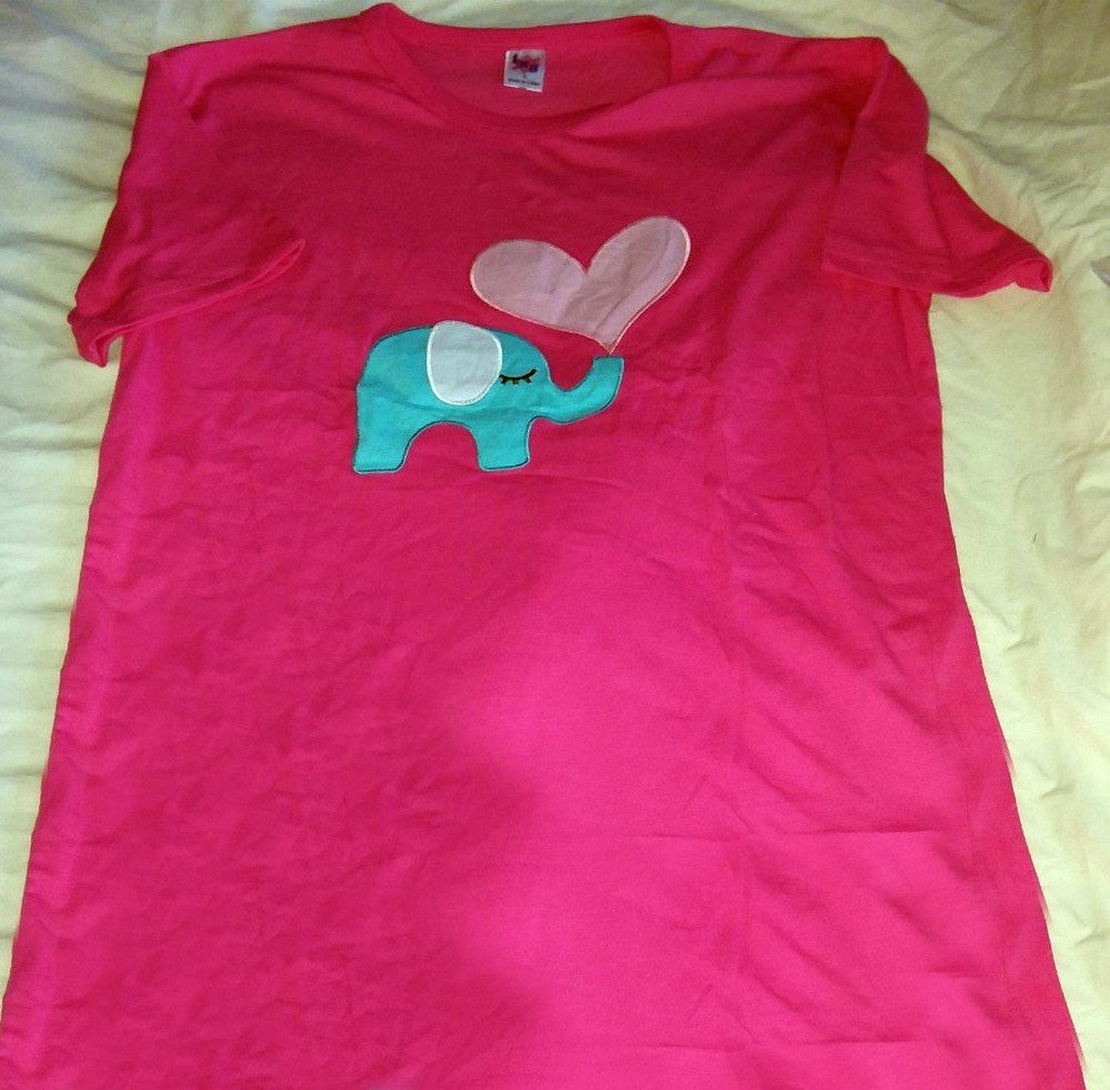 Pink Elephant Cotton Shirt