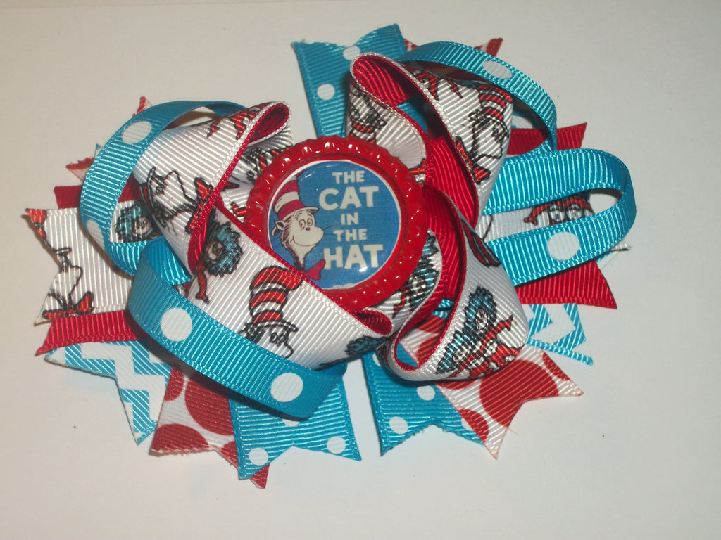 Dr Seuss Hair Bow *