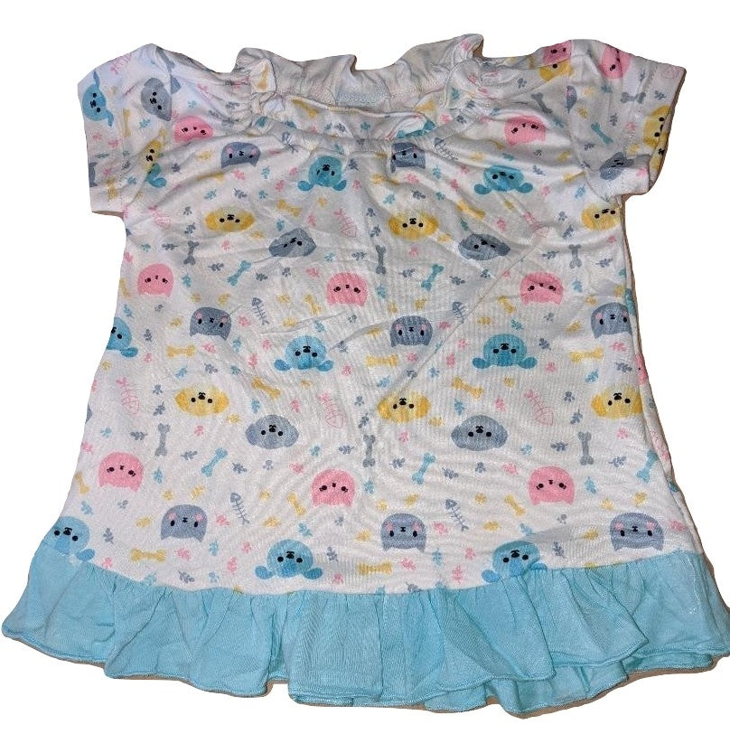Kitty & Puppy Stuffie Nightgown
