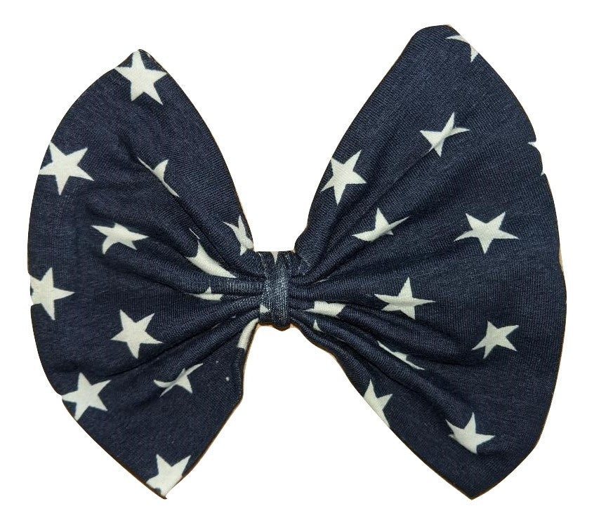 Twinkle Little Star Fabric Hair Bow