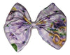 Lilac Spring Bears Fabric Hair Bow