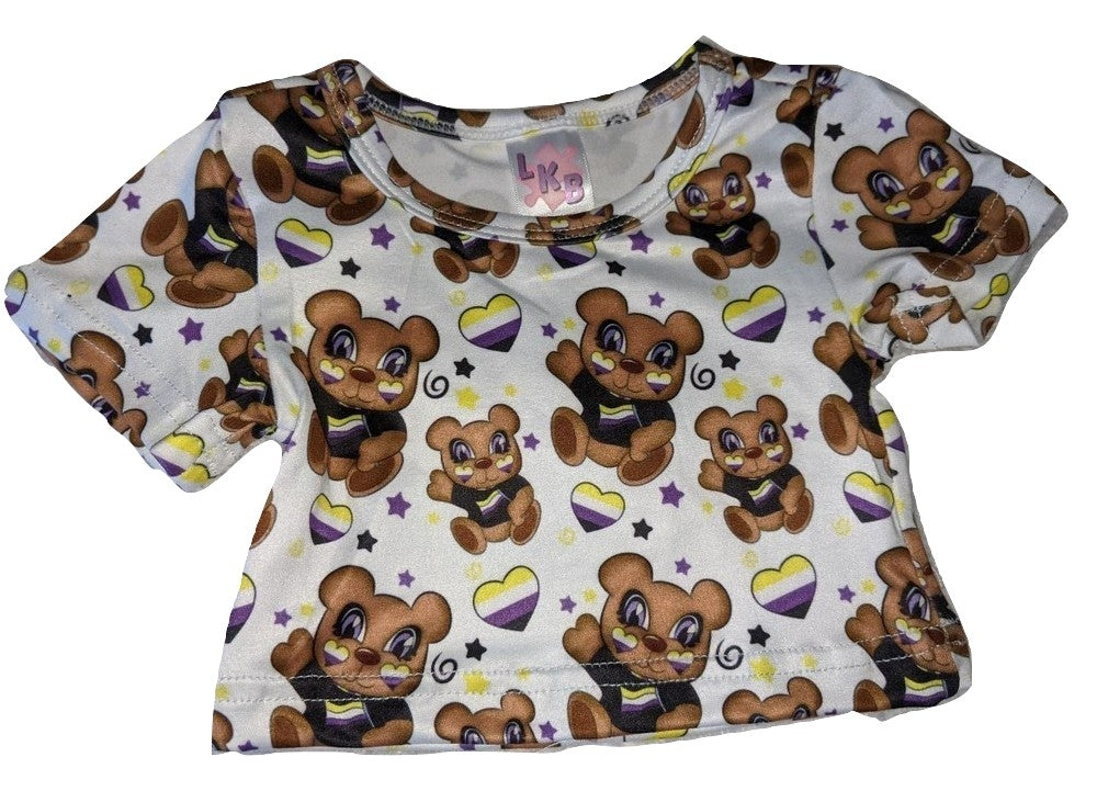 Non-Binary Bear Stuffie Shirt