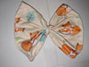 Sleepy Fox Fabric Hair Bow