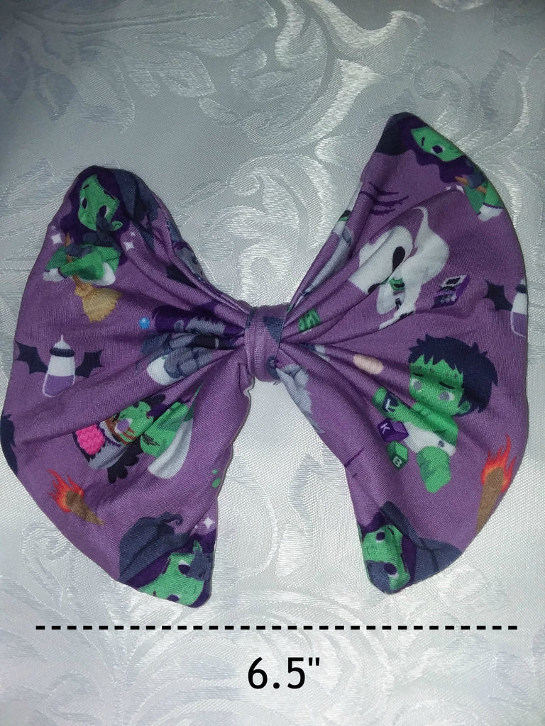 Tiny Terrors Fabric Hair Bow