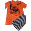Dinosaur Dark Blue & Purple Shorts