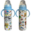 Baby Boy Let's Play Ball 8oz Stainless Steel Bottle