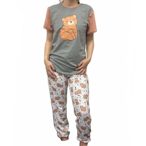Fall Bear Pajama Shirt second image