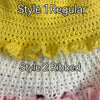 Custom Large Crochet Bonnet