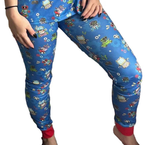 Gear Head Robots Pajamas Pants second image