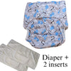  Diaper Cover & 2 Four-Layer Inserts