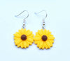 Boutique Earrings Yellow Flower