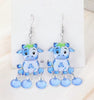 Boutique Earrings Blue Berry Cow