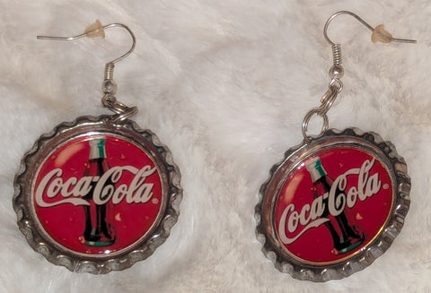 Boutique Earrings Bottlecap Soda & Cereal second image