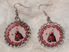 Boutique Earrings Bottlecap Queen