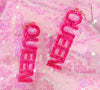 Earrings Pink Queen