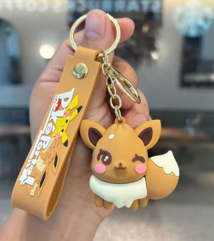 Poke Game Silicone Keychain second image