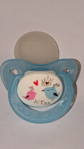 Adult Sized Silicone Pacifier/Dummy Birds second image