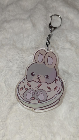 New Design Breakfast Bunny Key Chain second image