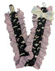  Pastel Bats White Bow Purple Ruffle