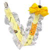 Hunny Bunny Ruffle Deluxe Pacifier Clip